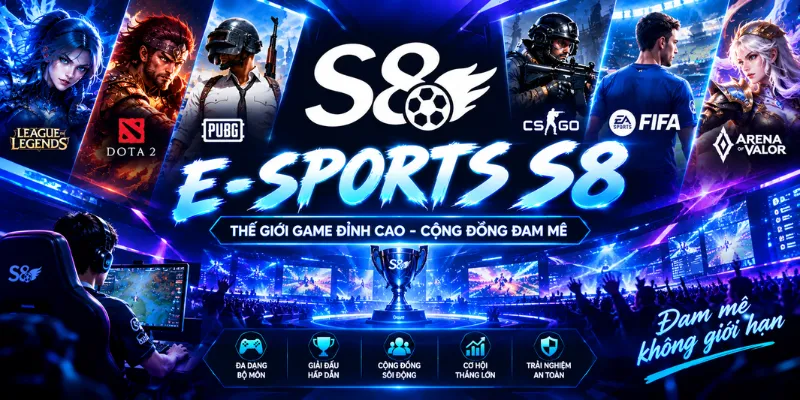 Cộng đồng đầy đam mê tại ESports S8