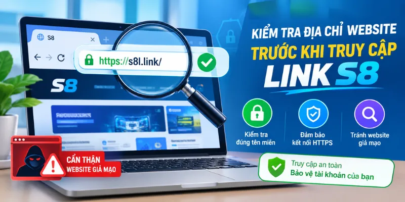 Kiểm tra địa chỉ website trước khi truy cập Link S8